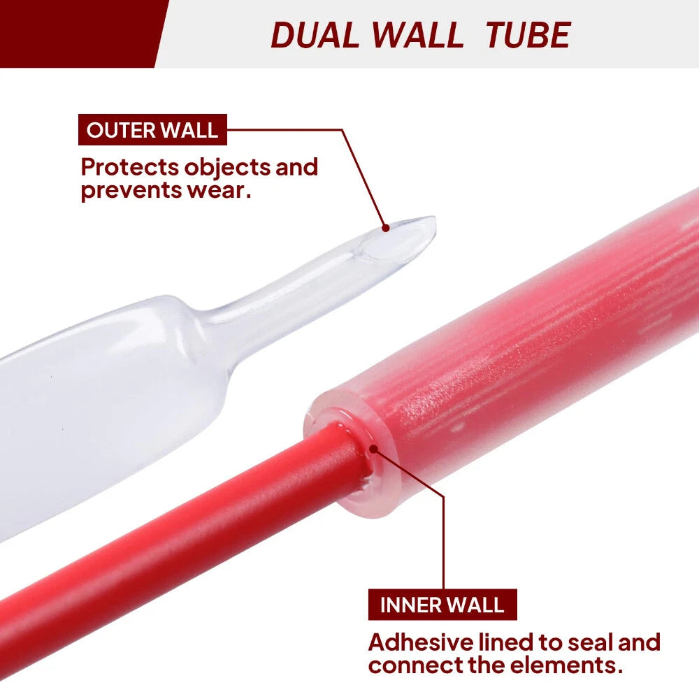 Clear 2:1 Heat Shrink Tubing – Electrical Wire Insulation Sleeve