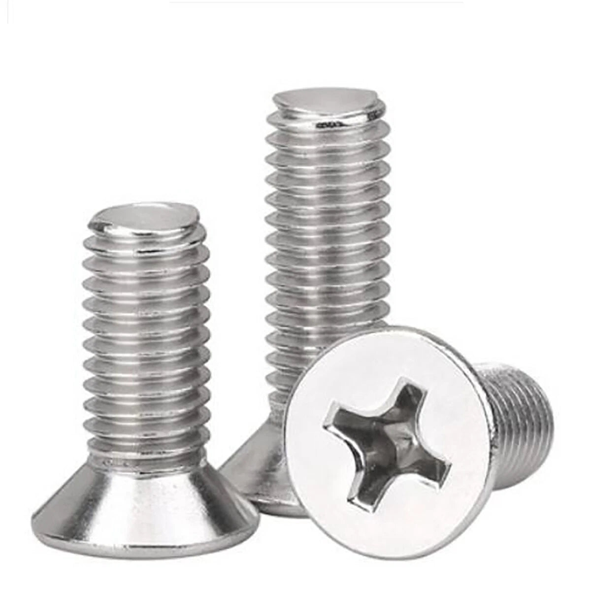 Phillips Flat Head Machine Screws UNC #2-56 to #10-24 – A2 304 Stainless Steel