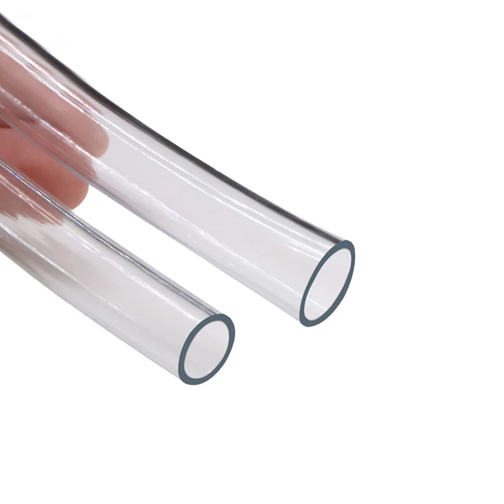 Clear PVC Tubing — Flexible Plastic Hose for Water, Fish Tank, Auto & Garden (3mm–10mm ID)