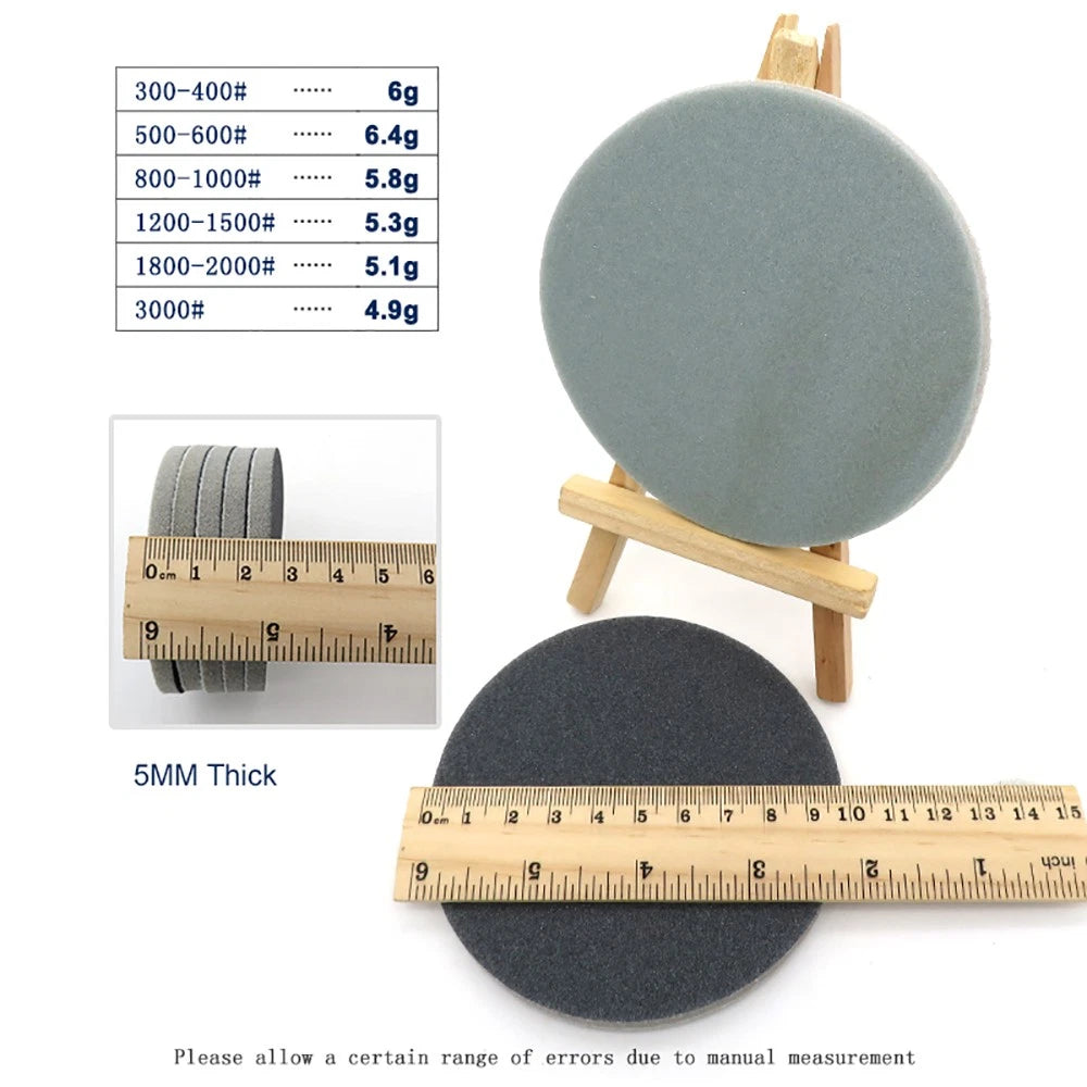 4 "（100mm）Hook & Loop Sponge Sandpaper Wet and Dry Sanding Discs 300-3000 Grit
