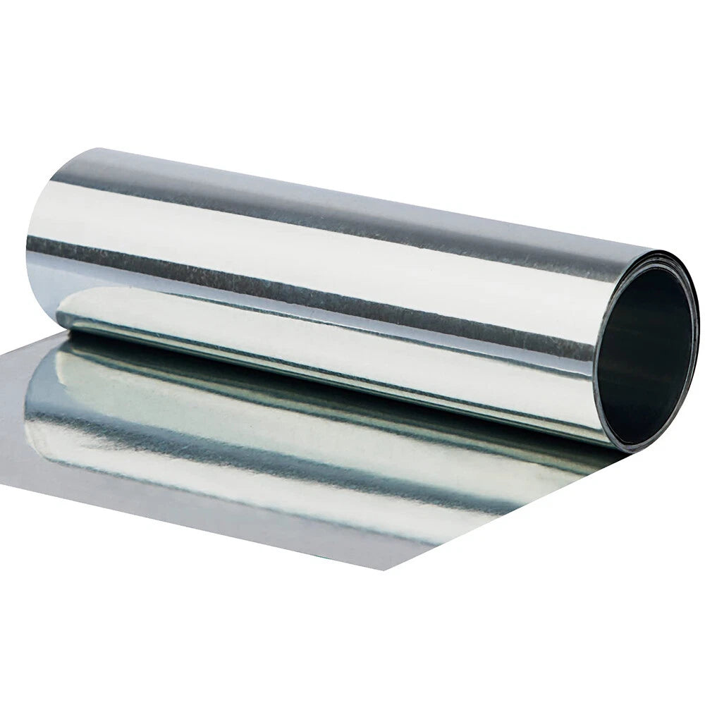 99.99% Pure Zinc Zn Sheet Plate Metal Foil Thick 0.01mm-6mm Width 100mm-200mm