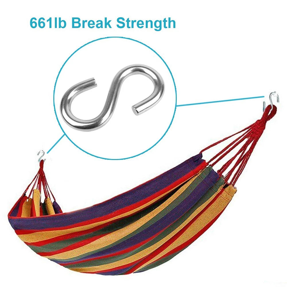 Stainless Steel Small S Hooks 2-8mm Hanging Clothes Kitchen Garage Butcher Tool