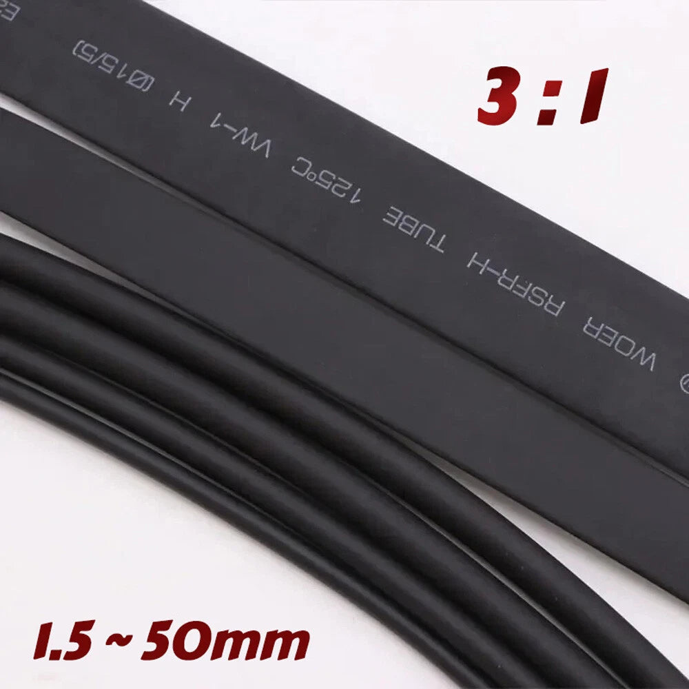 3:1 Ratio Heat Shrink Tubing – Standard & Glue Lined | φ1.5mm–φ50mm