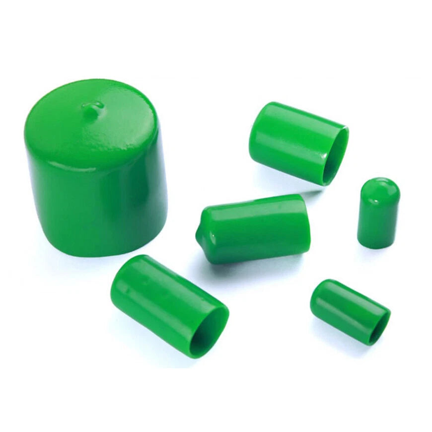 Rubber Thread Protector Caps – Φ1.5mm to Φ24mm, 7 Colors (Black, Green, Red, Blue & More)