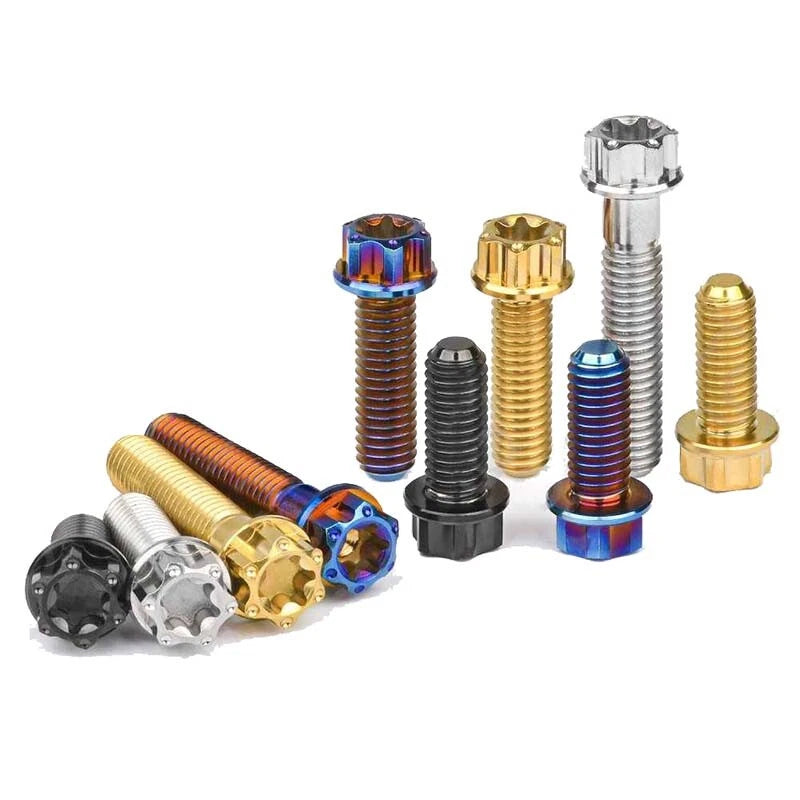 M6 Titanium Flange Torx Screws – T30 Drive, Grade 10.9, 15–30mm Lengths (Ultra‑Light & Corrosion‑Proof)