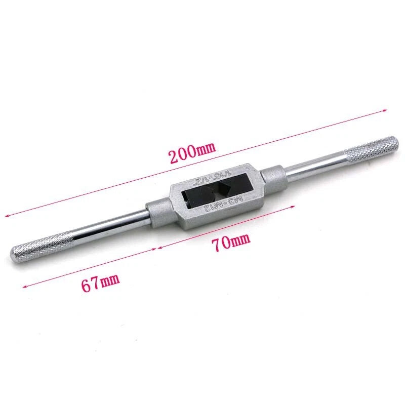 REVERSIBLE T BAR HANDLE RATCHET TAP WRENCH M3-M8 OR M3-M12 FOR TAP & DIE SET