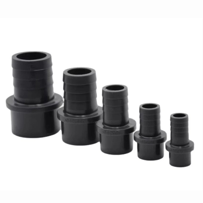 Hosetail Connector Barbed Connecting Pond Pool Hose Pipe Adhesive Fitting 8~63mm