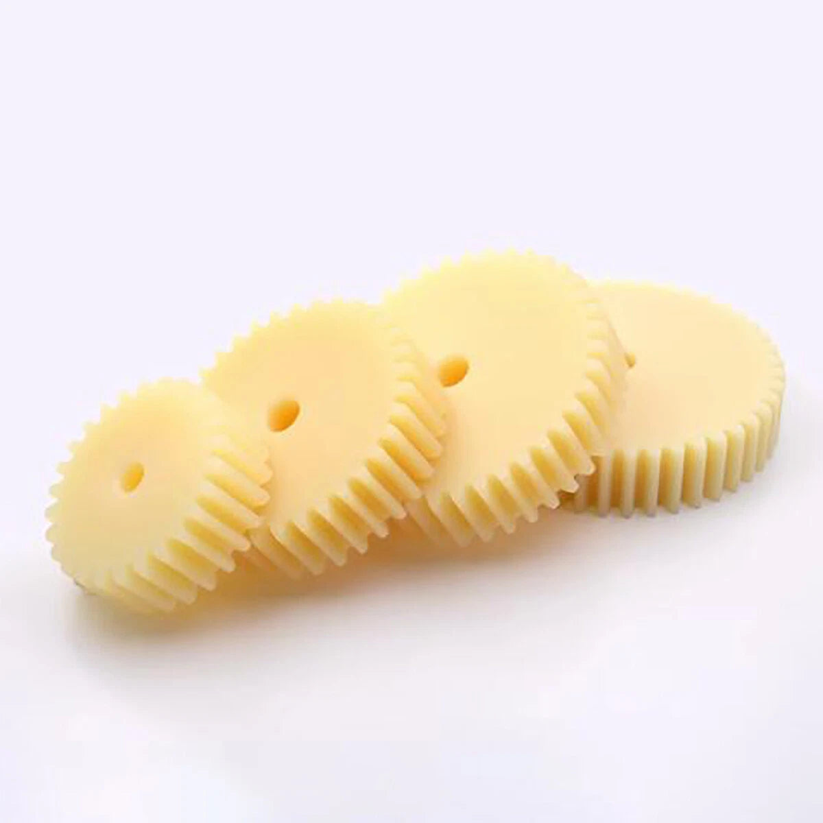 2 Mod Spur Gear Plastic Nylon Gear 10T-50T Teeth Transmission Gear for CNC Motor