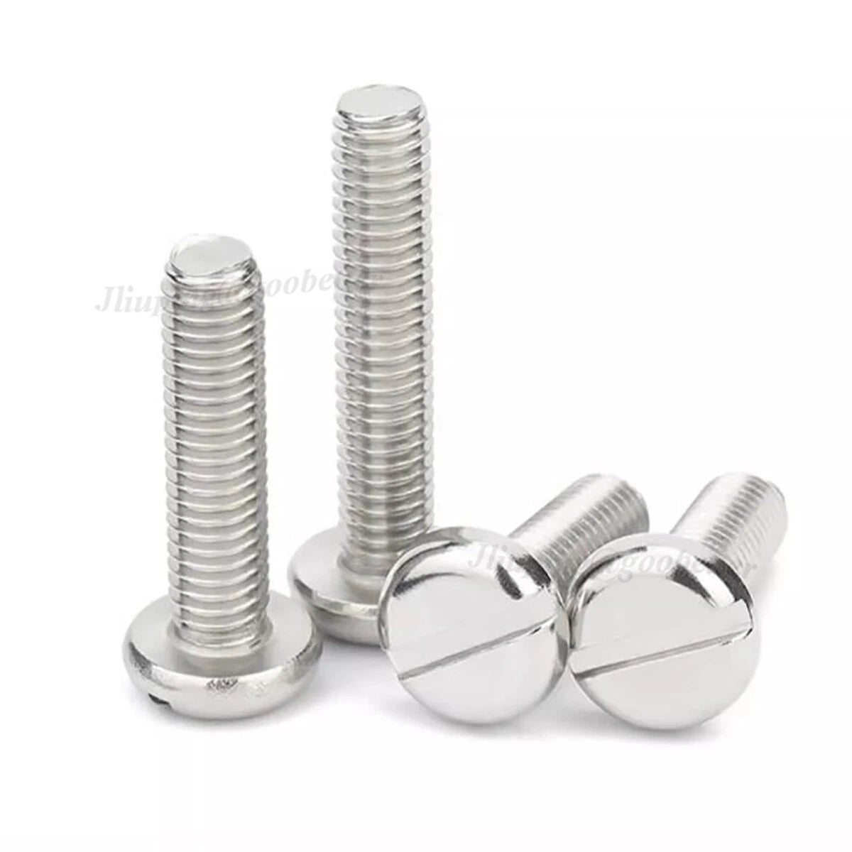 Slotted Pan Head Machine Screws – A2 Stainless Steel, M1.6 to M10, Fully Threaded - HomeDIYer