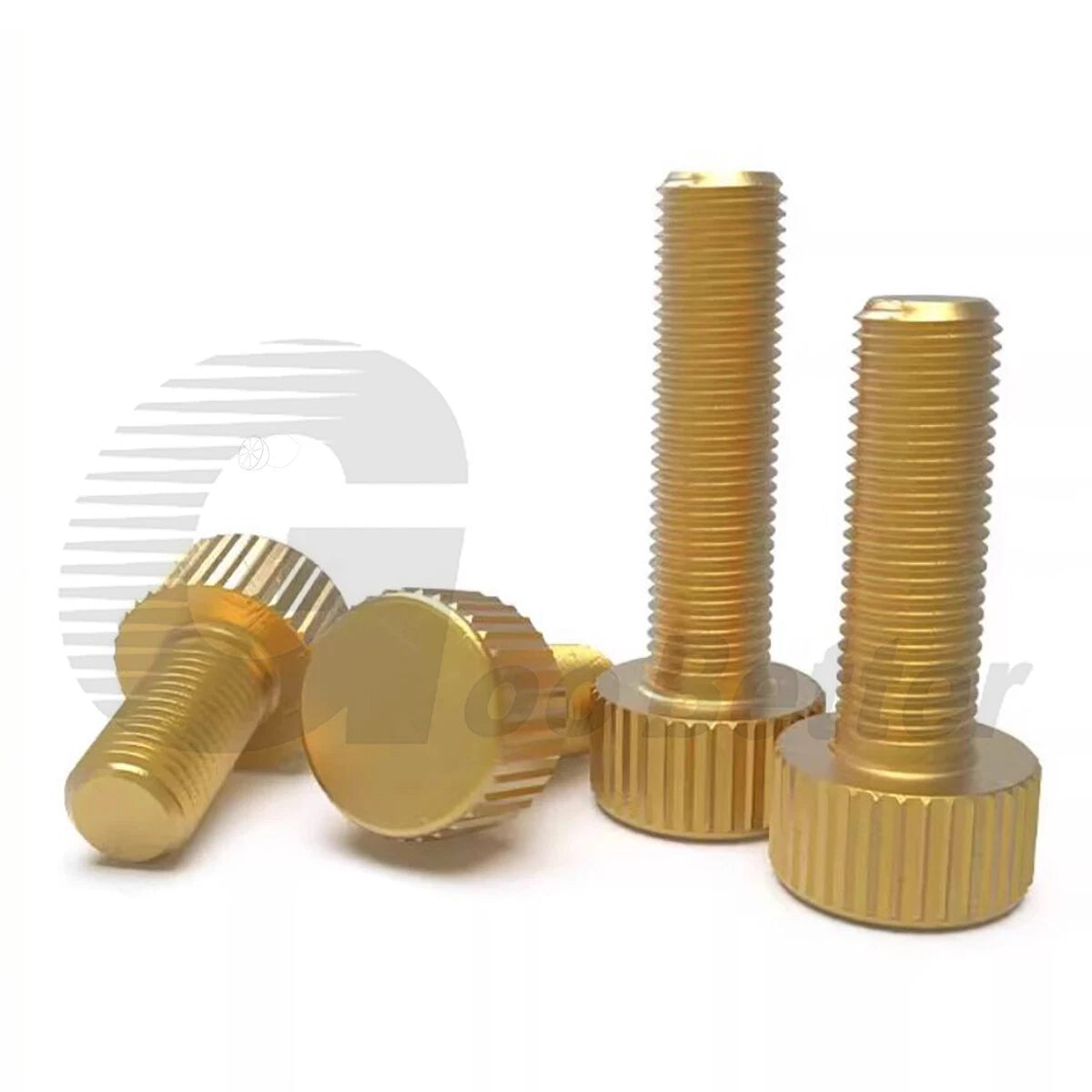 Brass Knurled Thumb Screws M2–M6 | Hand-Tighten Knob Bolts