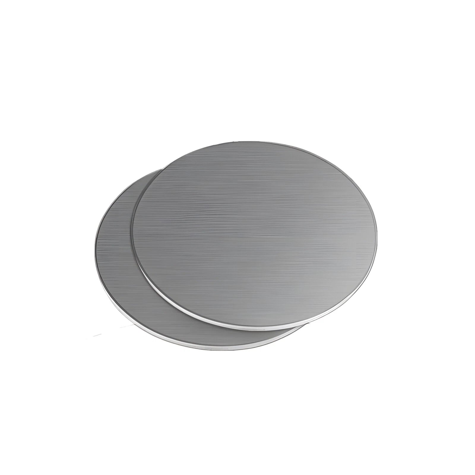 Brushed STAINLESS STEEL Blank Round DISC 304 Grade Sheet Metal Plate Laser Cut