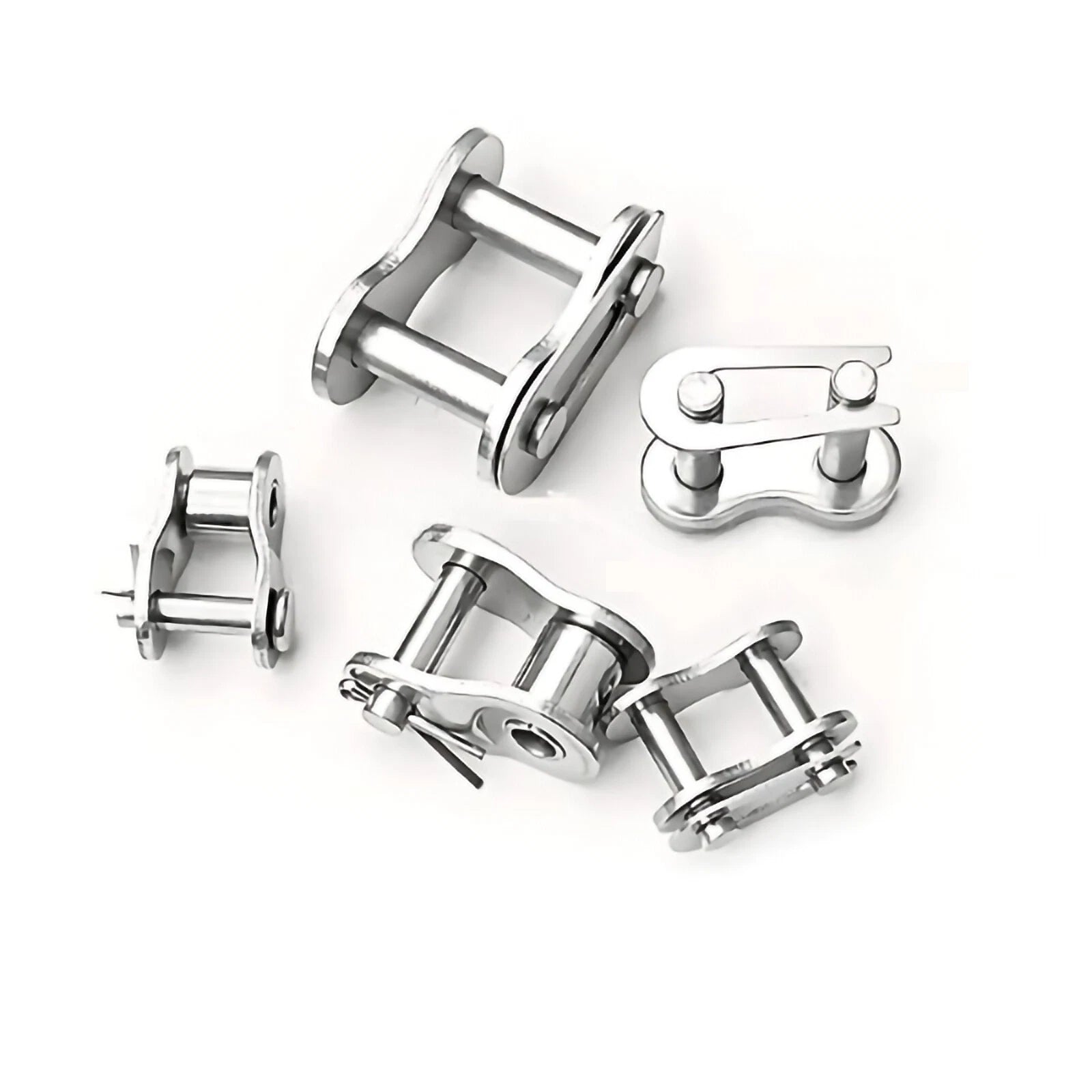 #25 - #100 Simplex Roller Chains Full/Half Connecting Links Pitch 6.35 - 31.75mm