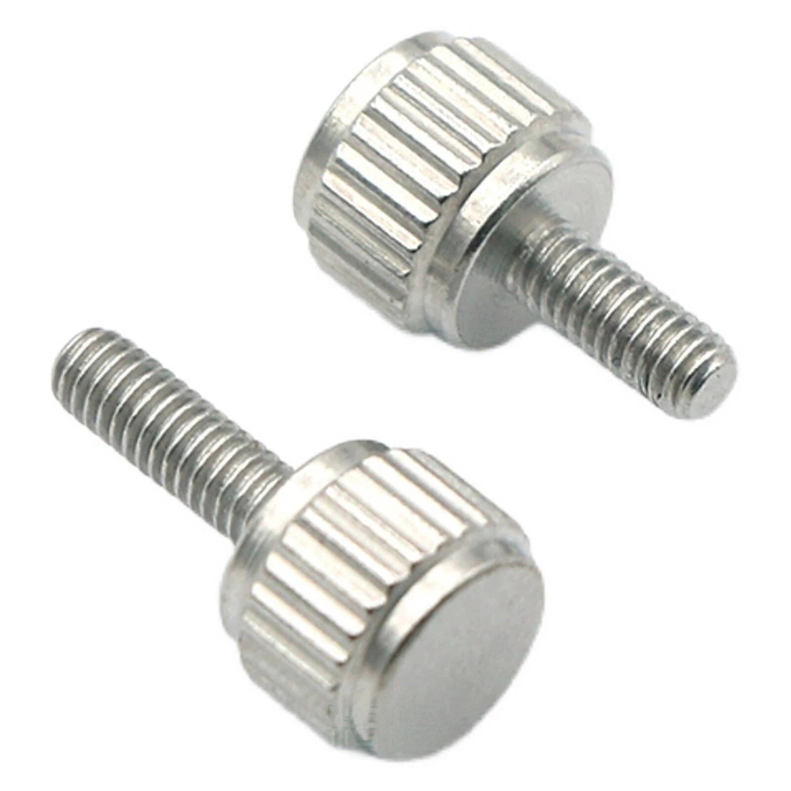 M2 M2.5 Knurled Thumb Screws, 303 Stainless Steel Round Knob Hand-Tighten Bolts