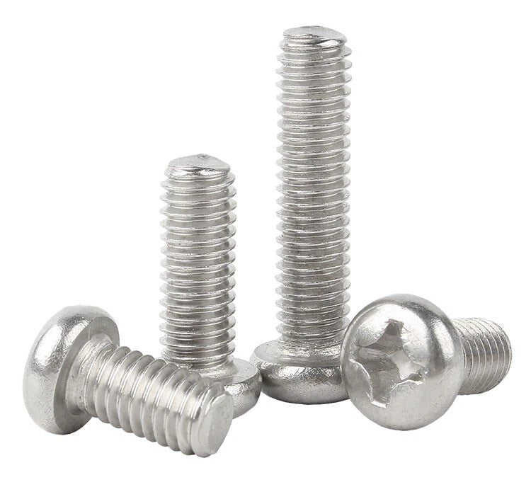 Phillips Pan Head Machine Screws A2 Stainless Steel M1–M4 × 3–180mm - HomeDIYer
