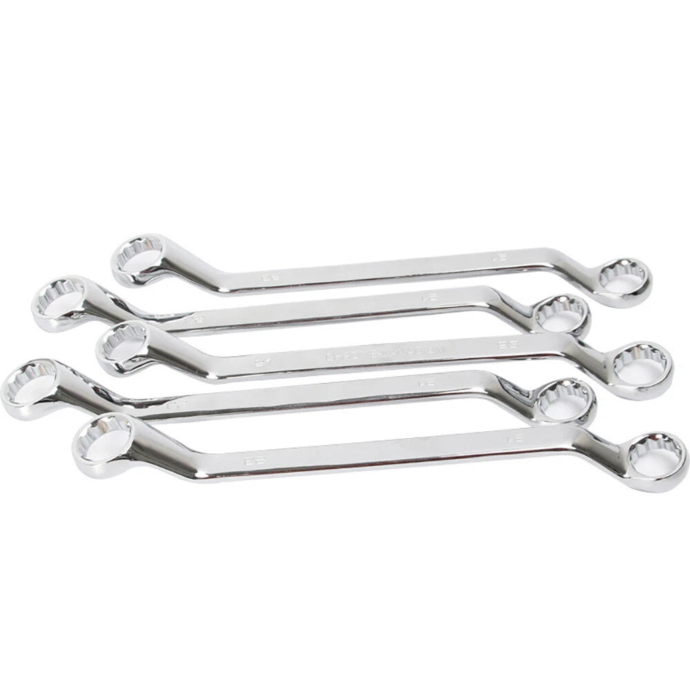 Ring Spanner Wrench 5.5mm-41mm Metric Ring Deep Double Offset High-carbon steel