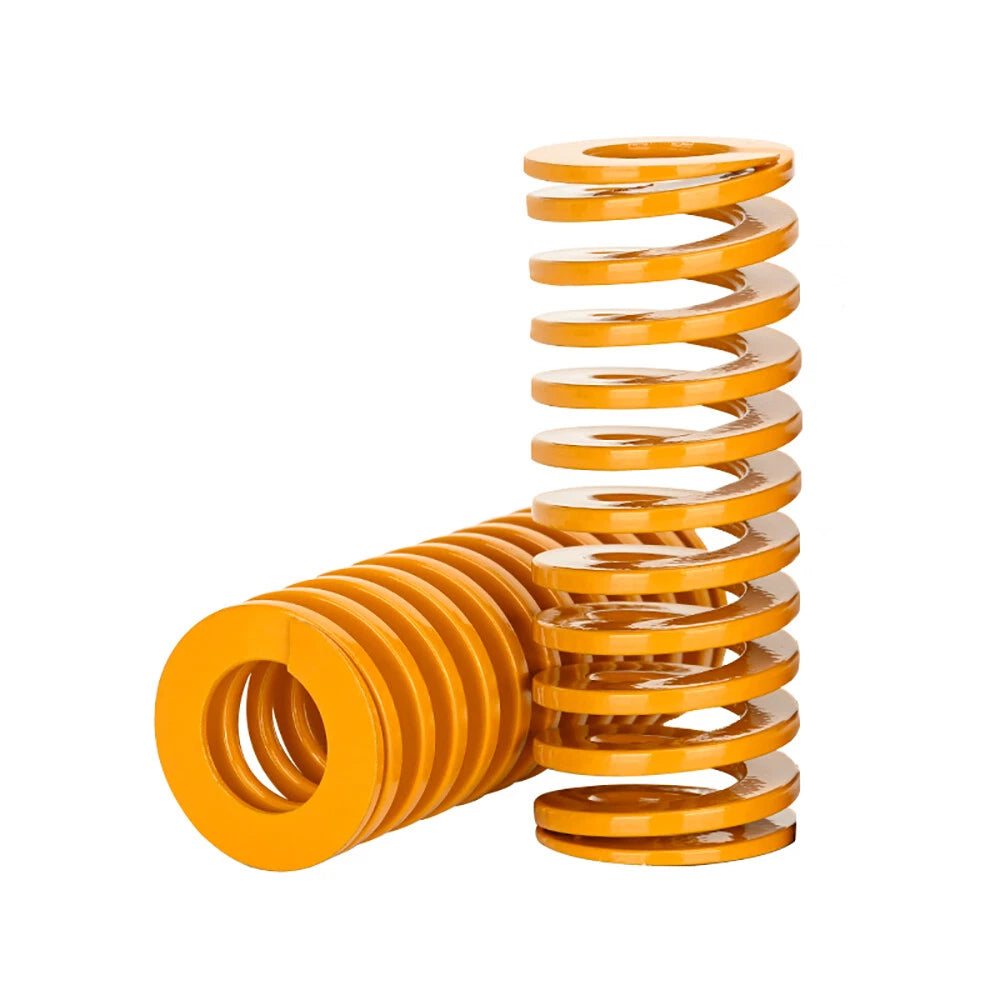 Lighter Load Yellow Mould Die Spring Compression Springs 8-50mm OD 20-300mm Long