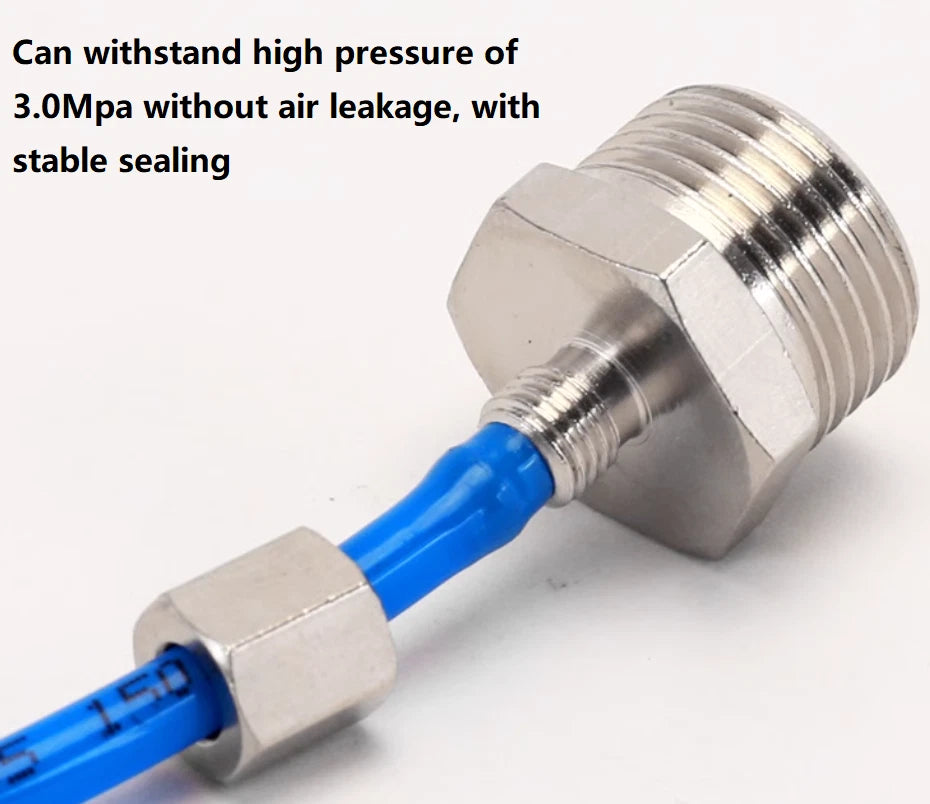 Pneumatic Male Stud Push-to-Connect Hose Fitting | Air Line Quick Coupler Connector