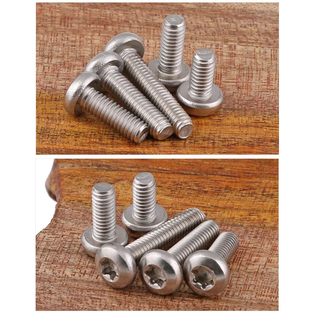 Torx Pan Head Machine Screws A2 Stainless Steel — M2 M2.5 M3 M4, 4mm–20mm - HomeDIYer