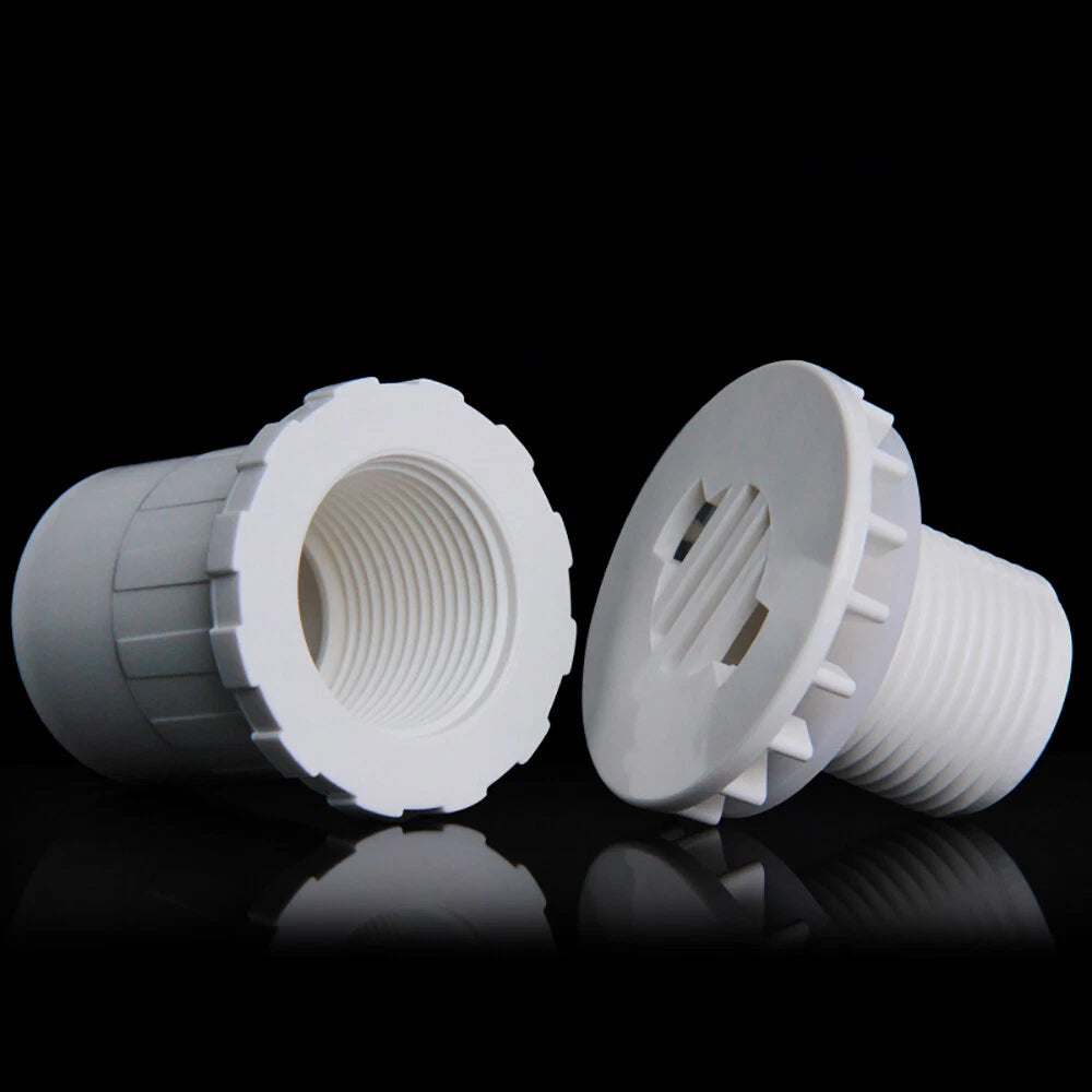 20 25 32 40 50mm PVC Water Pipe Fittings Drainage Couplers Adapter Straight