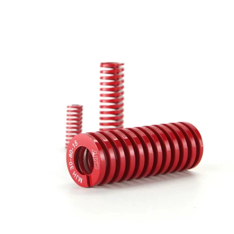 Red-Medium Duty Load Compression Spring Die Springs O.D:8-22mm Length:20-175mm