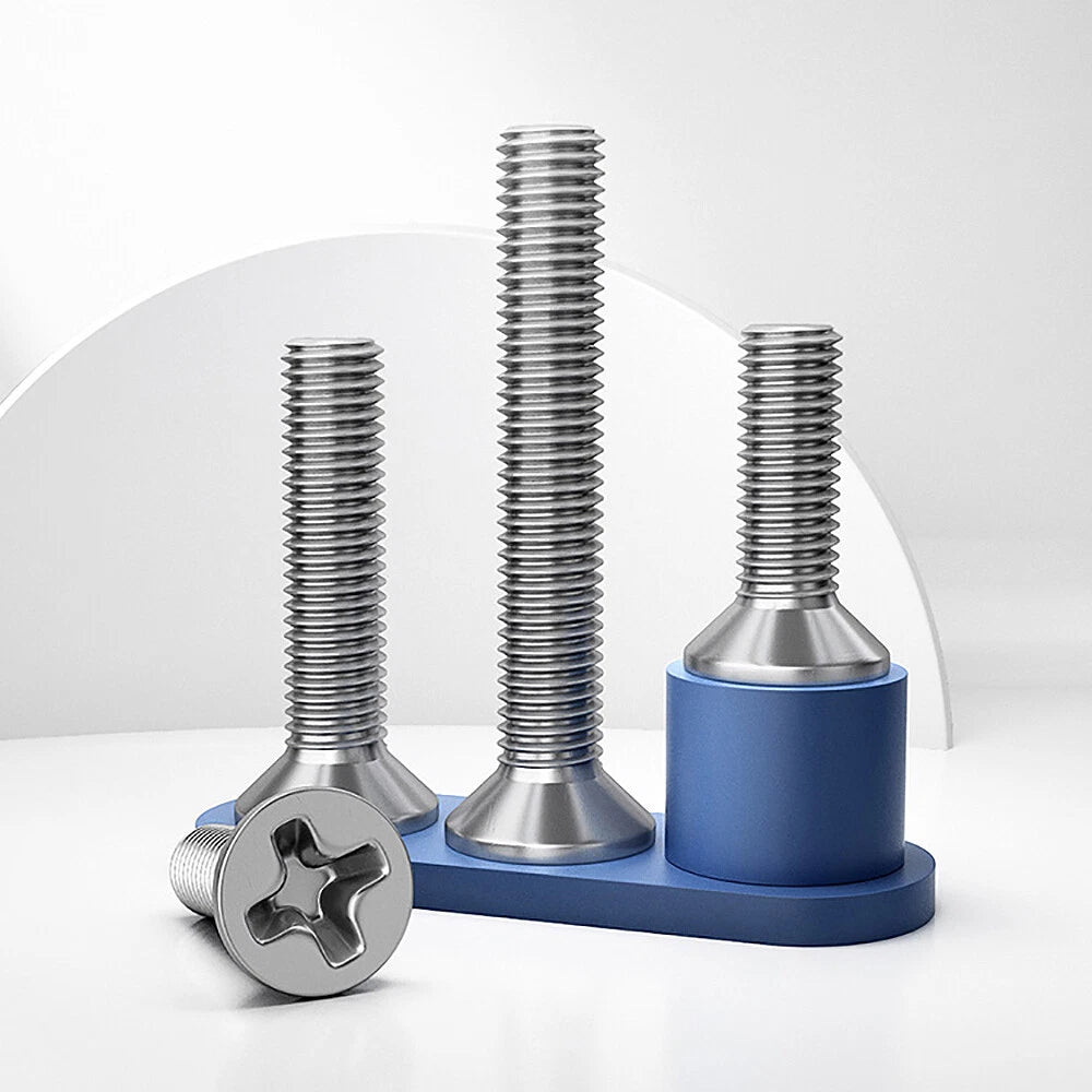 M3.5 Stainless Steel Phillips Countersunk Flat Head Machine Screws – 6 to 60mm