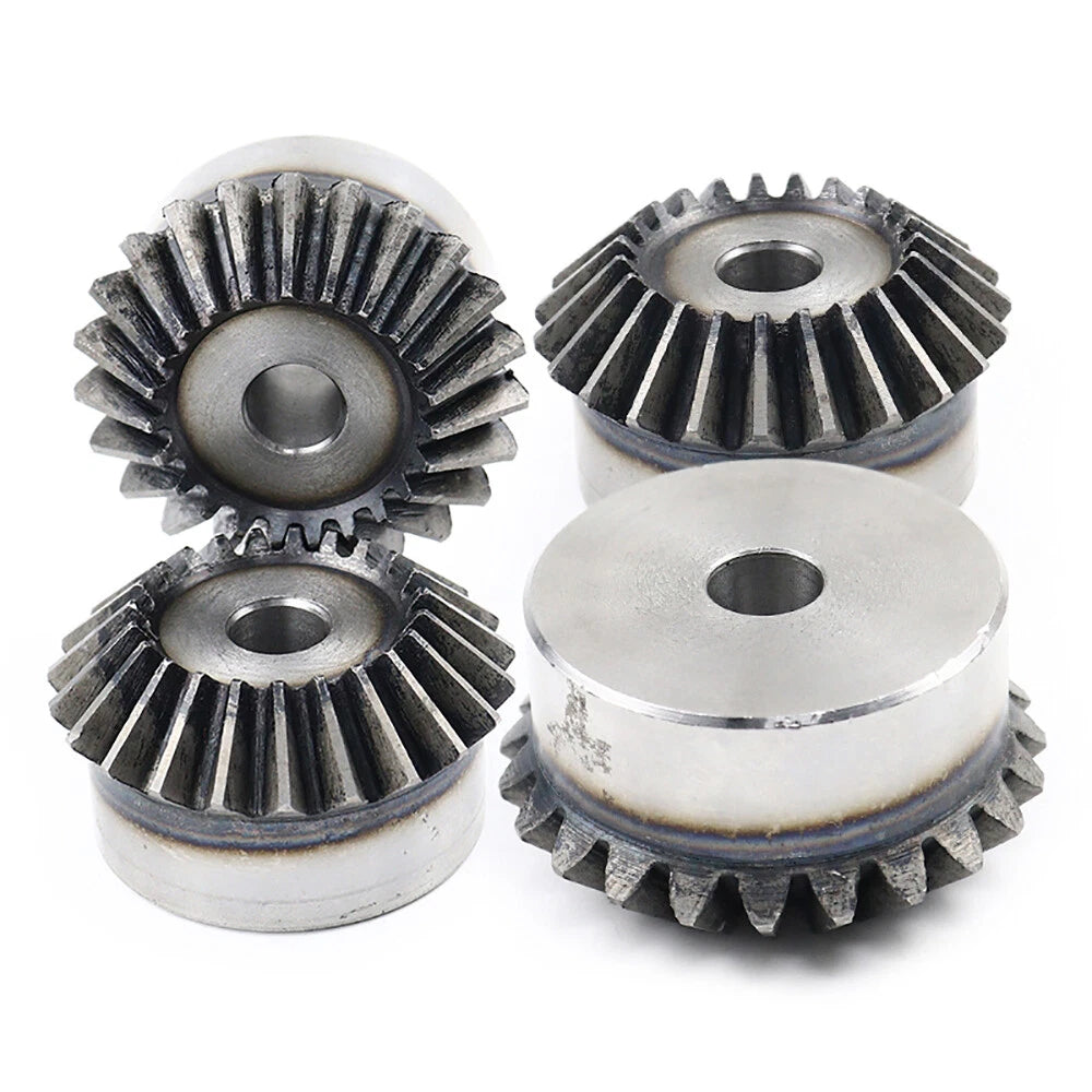 1/1.5/2 Modul 15~40T Bevel Gears 45# Carbon Steel Transmission Gear Spur Pinion