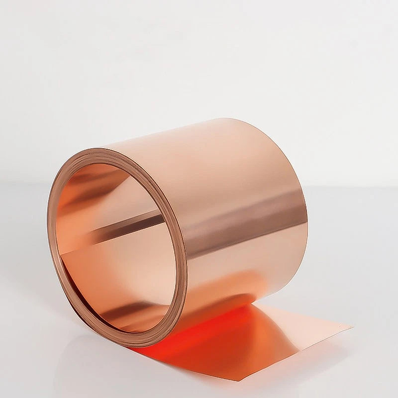 T2 Pure Copper Strip Metal Sheet Foil Plate Models Making Coil 5mm-120mm Width