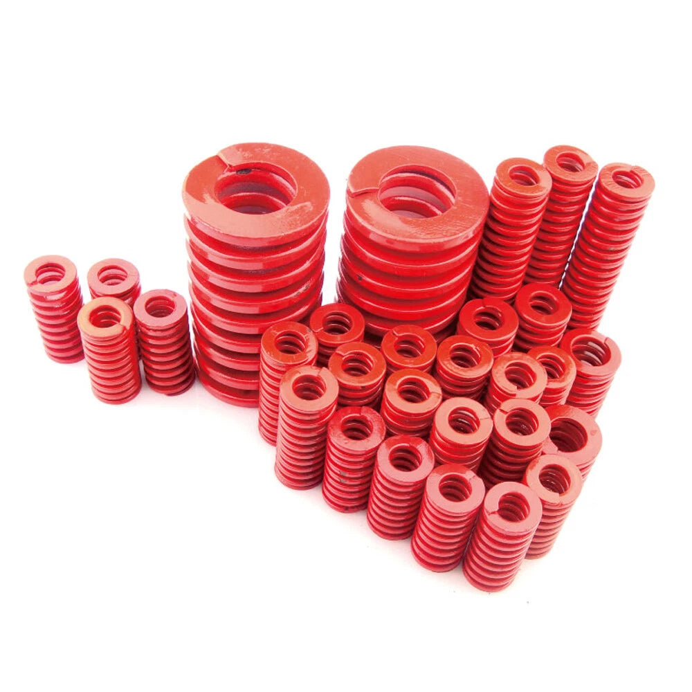 TM Red Heavy Load Duty Compression Die Springs,Diameter 8-40mm Length 15mm-300mm