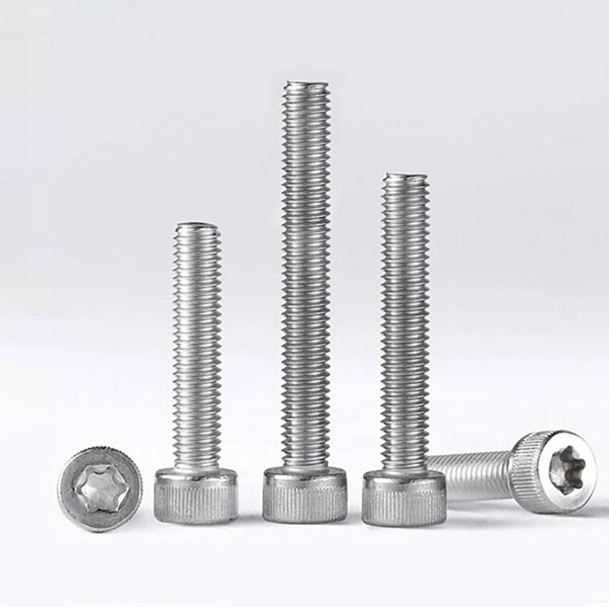 M3 M4 M5 Torx Socket Head Cap Screws – A2 Stainless Steel Security Machine Bolts (Metric, Fully Threaded)
