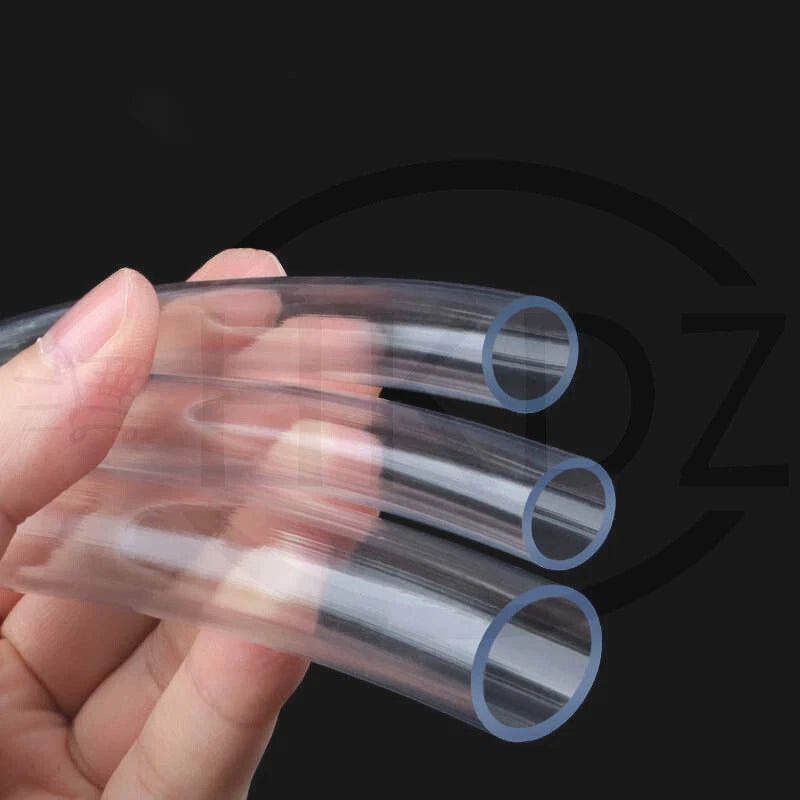 Clear PVC Hose Pipe Tube – Flexible Plastic Tubing for Water, Air, Pond & Aquarium