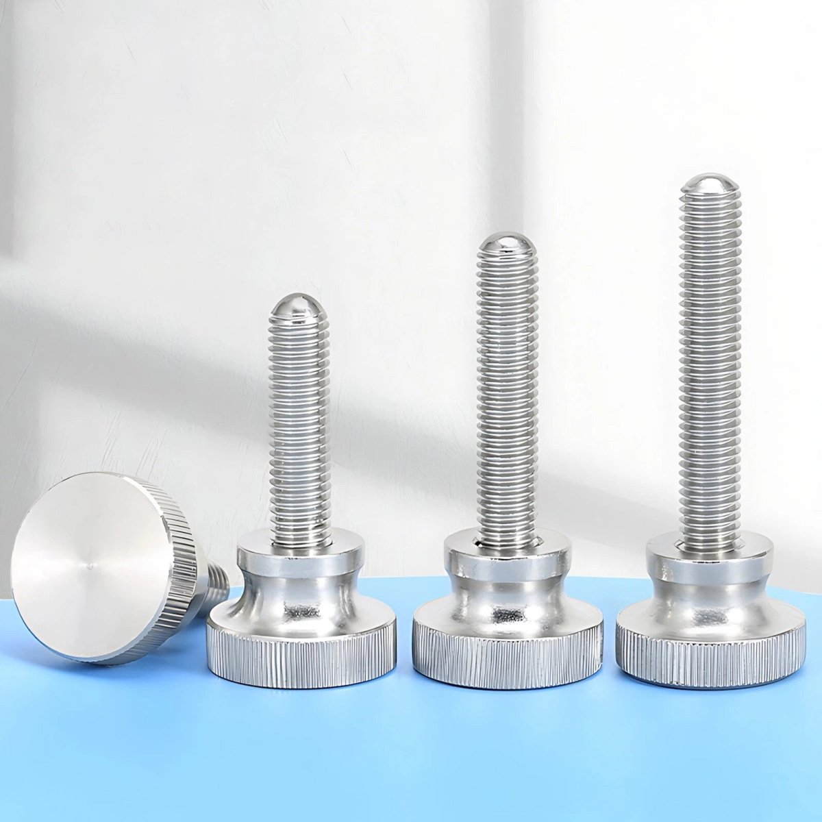 A2 Stainless Steel Knurled Thumb Screws – M2 to M10, Hand Turn Knob Bolts, 4 - 60mm Lengths - HomeDIYer
