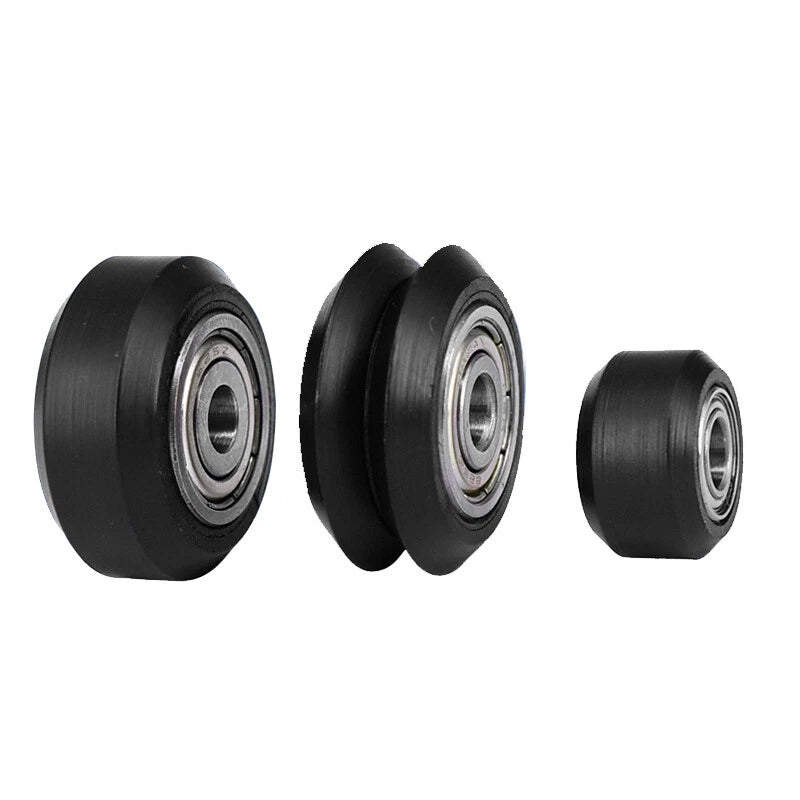 POM Plastics Wheel with Bearing Round Pulley Durable Linear Bearing 3D Printer