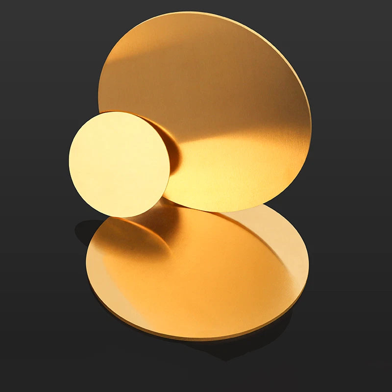 H62 Brass Discs Round Plate Metal Solid Sheets Diameter 50mm to 300mm Blanks