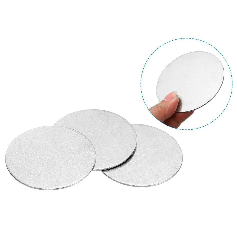 Titanium Metal Sheet Round Sheet GR1/GR2/GR5 Solid Titanium Disc Thick 0.5 -10mm