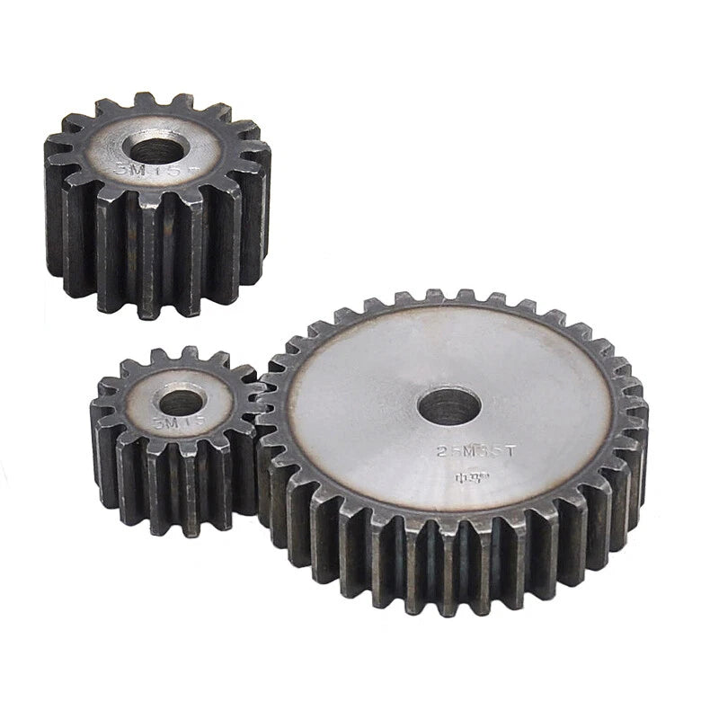 2.5 Mod Spur Gear 10T - 40T Flat Gear 45 Steel Transmission Gears OD 30-105mm