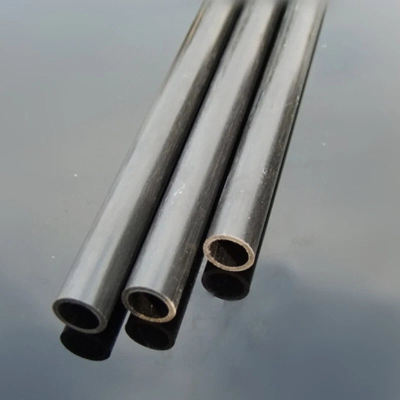 Carbon Fiber Round Tube 200mm — OD 2–10mm, Multiple ID Options | RC Model & DIY