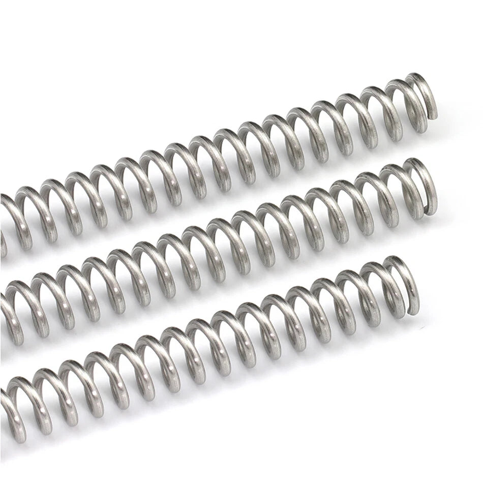 304 Stainless Steel Spring Compression Pressure Spring 0.3mm-2.5mm Length 305mm