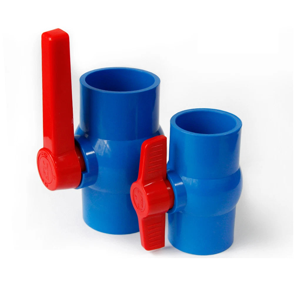 PVC Ball Valve Water Valves Solvent Weld ID 20mm - 160mm Pipe Connector Fittings