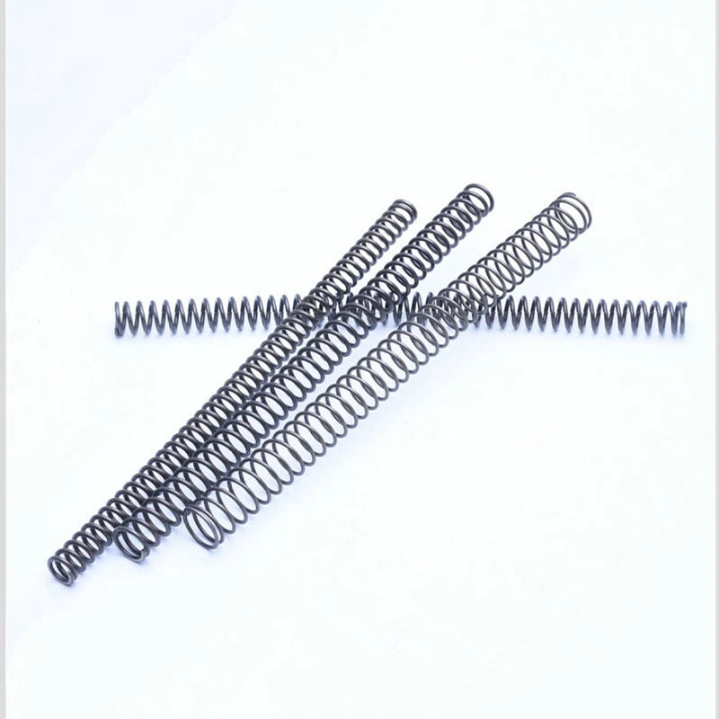 Ø3/4/5/6mm Compression Spring Black Spring Steel Pressure Spring Length:305mm