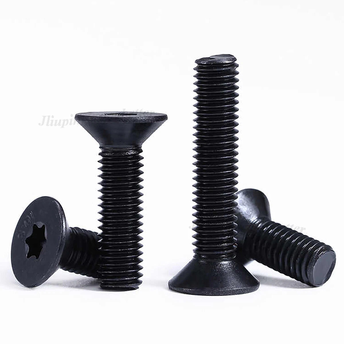 Torx Countersunk Machine Screws Grade 10.9 Black — M3 M4 M5 M6 M8 M10 CSK Six-Lobe