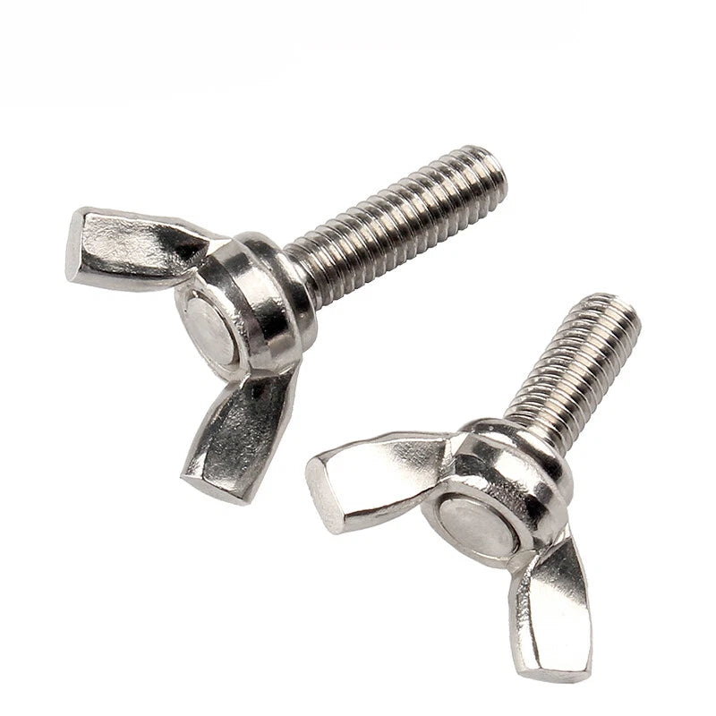 Steel Butterfly Wing Screw Bolt Thumb Screws Bolts Metric M3 M4 M5 M6 M8 M10 M12