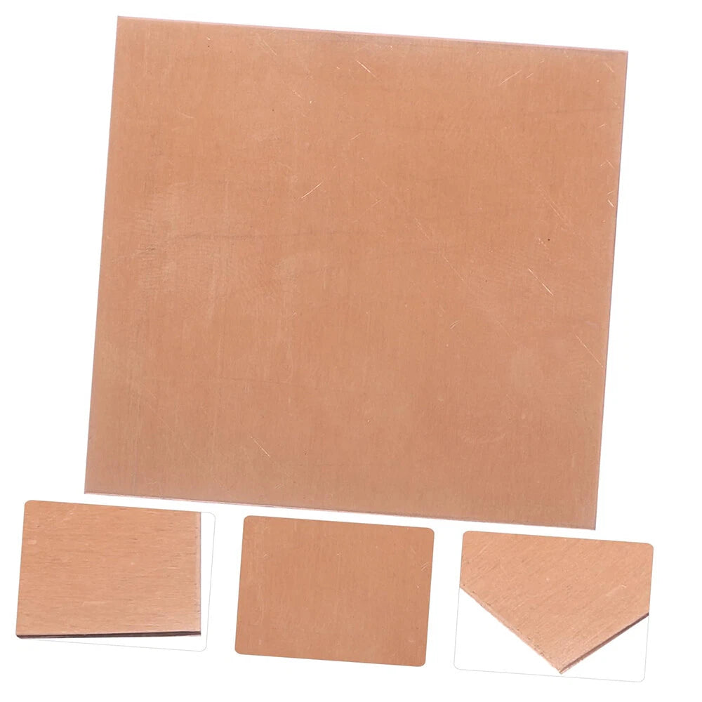 0.5mm to 4.0mm Thick T2 Pure Copper Plate/Sheet Copper Block Laser Cut Many Size