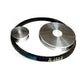 V-Groove Aluminum Drive Pulley For O(Z)-Section V-Belt Pulleys OD 40/50/60/80mm