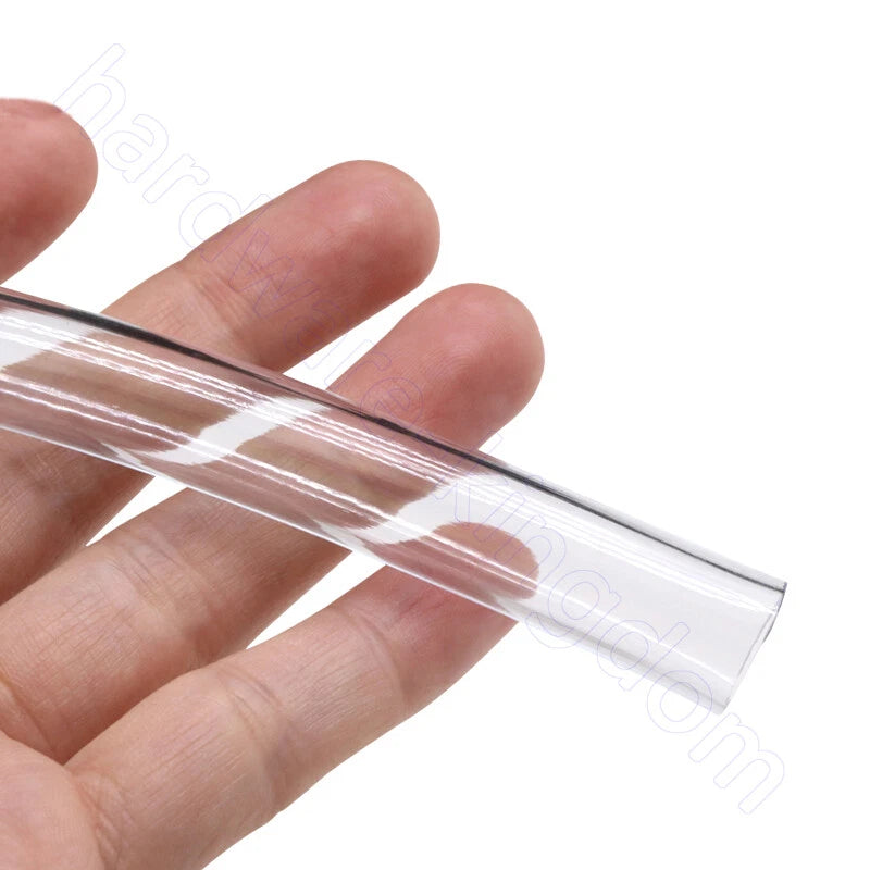 Clear PVC Flexible Tubing 2–8mm ID — Hose Pipe for Water, Air, Fuel, Oil & Aquariums