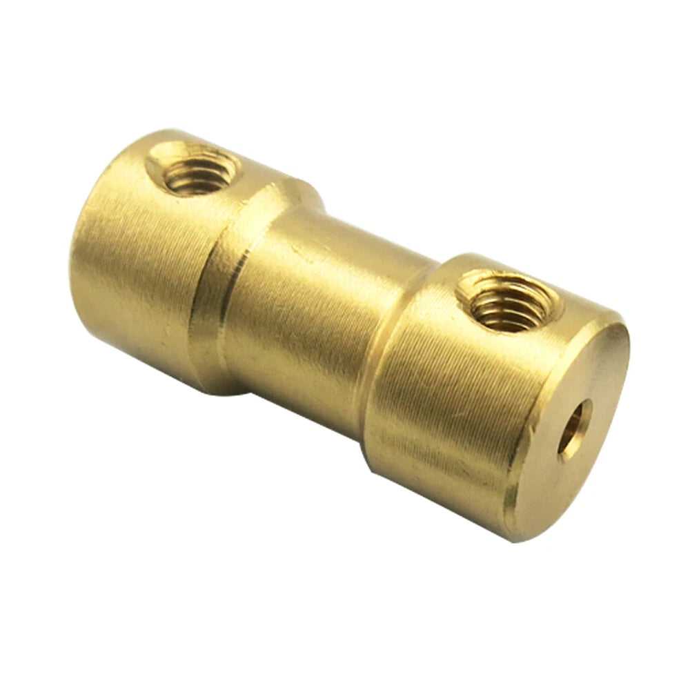 Flexible Shaft Brass Motor Connector Coupler Rigid Coupling for RC Car Boat