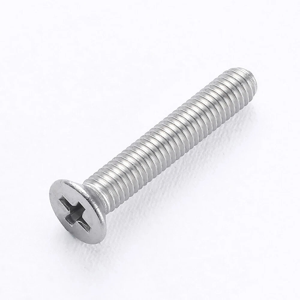 M3 M3.5 M4 M5 Phillips Countersunk Machine Screws – A2 Stainless Steel, 3mm to 200mm