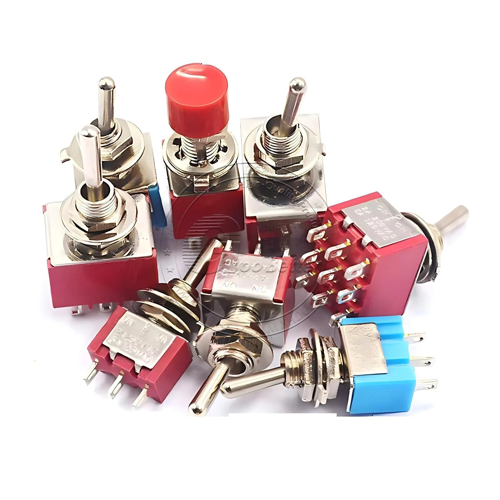 Miniature Toggle Switch — SPST/SPDT, 2–12 Pin, MTS/E-TEN/RLS Series, 79 Types