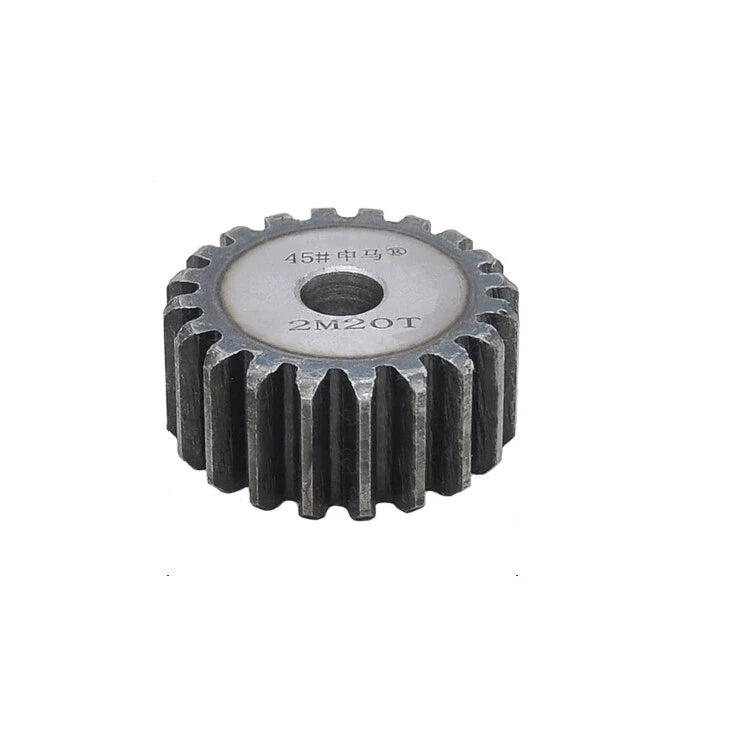 2 Modulus Spur Gear 10T - 55T Flat Gear 45 Steel Transmission Gears OD 24-114mm