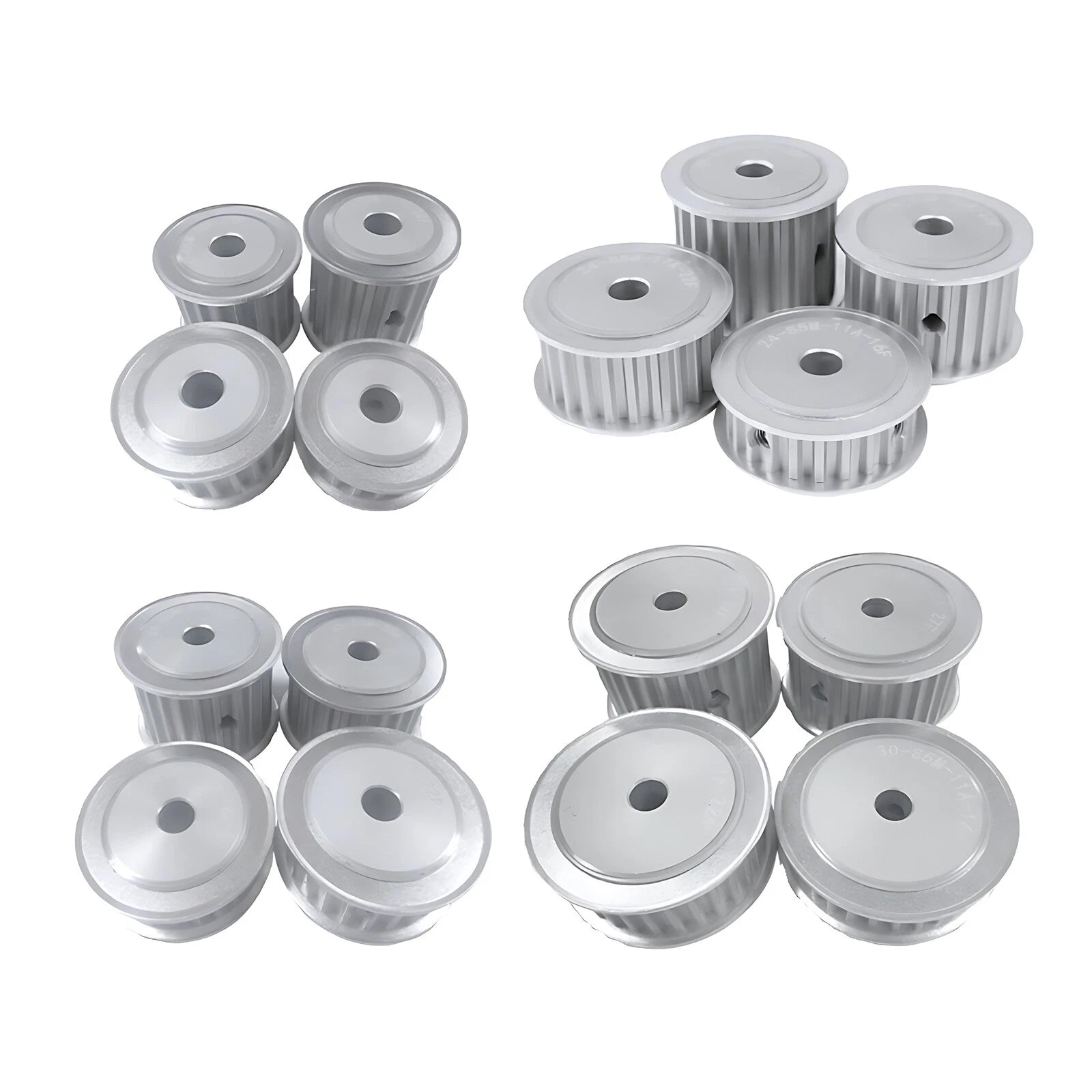 5M 10-100T Timing Belt Pulley Gear Wheel Sprocket 5-25mm Bore For 20mm Beltwidth