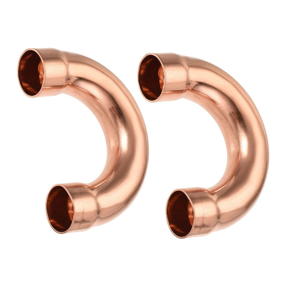 Copper Return Bend End Feed Fitting — Φ6mm to Φ76mm U-Bend Plumbing Connector